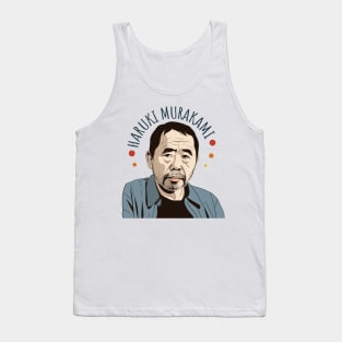 Haruki Murakami 村上 春樹 Retro Fan Art Design Tank Top